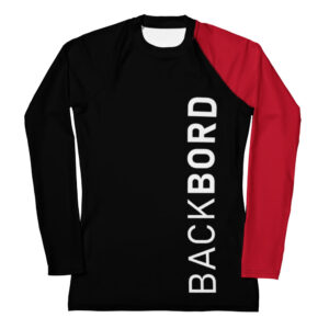 frauen langarm uv schutz shirt (rashguard) – backbord / solosailing edition